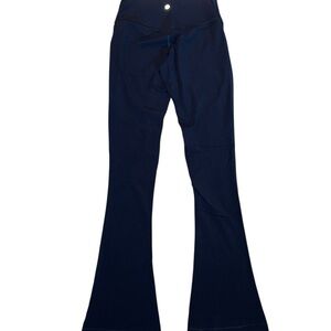 lululemon athletica Navy Blue Leggings 4 Flare leg